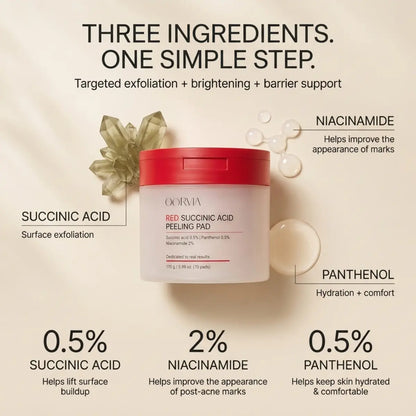 Nivara™ Succinic Acid Peeling Pad