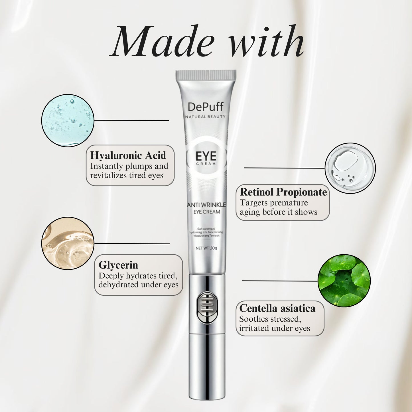 DePuff™ Vibrating Under-Eye Cream