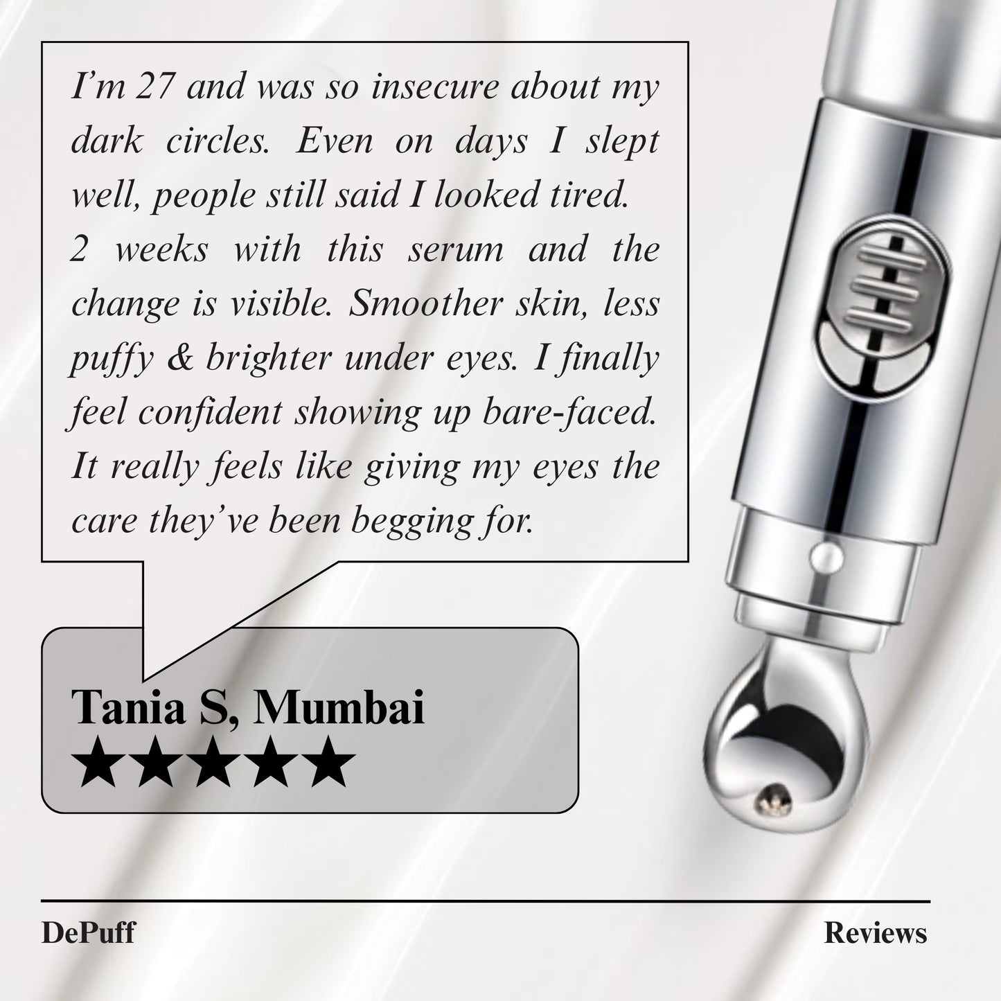 DePuff™ Vibrating Under-Eye Cream