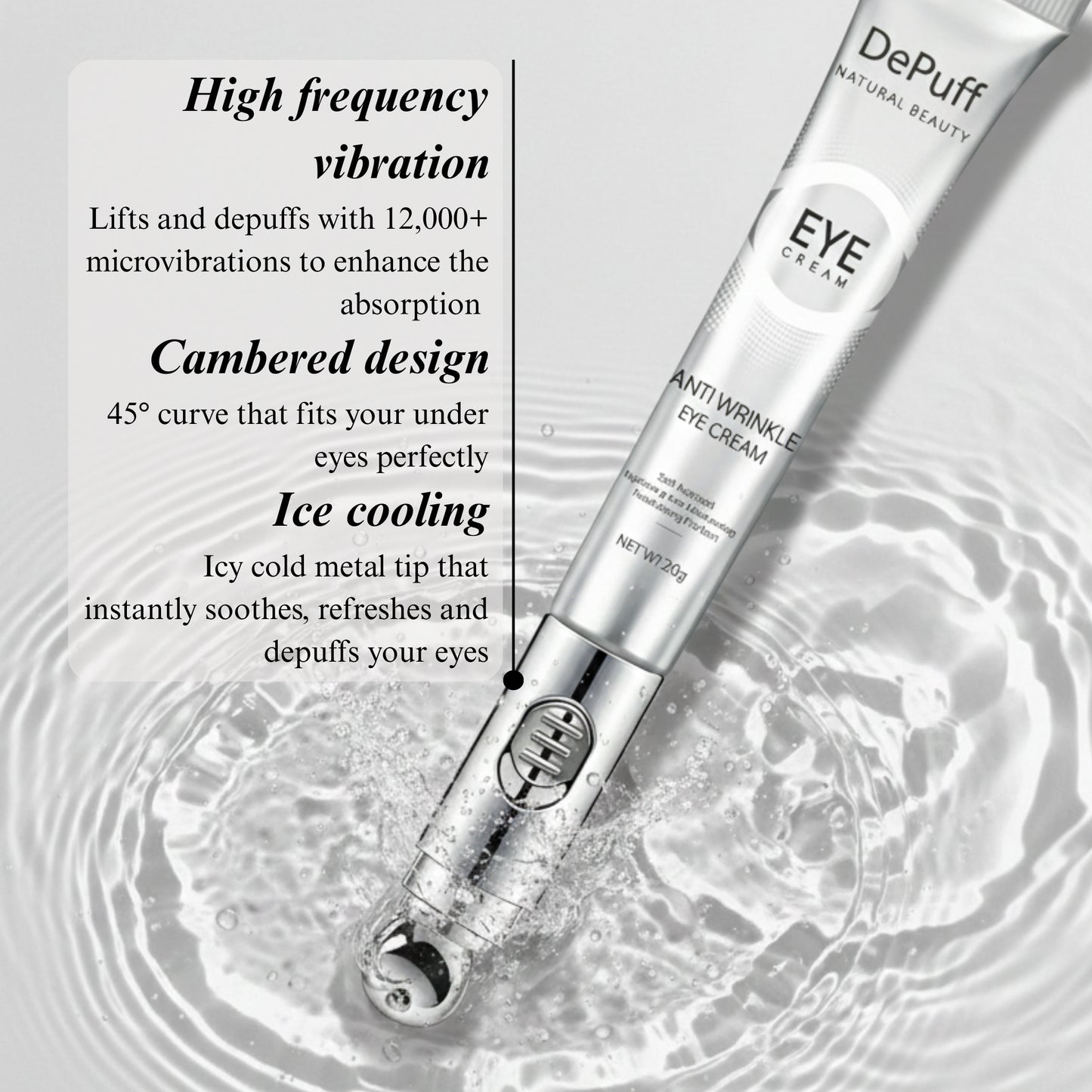 DePuff™ Vibrating Under-Eye Cream