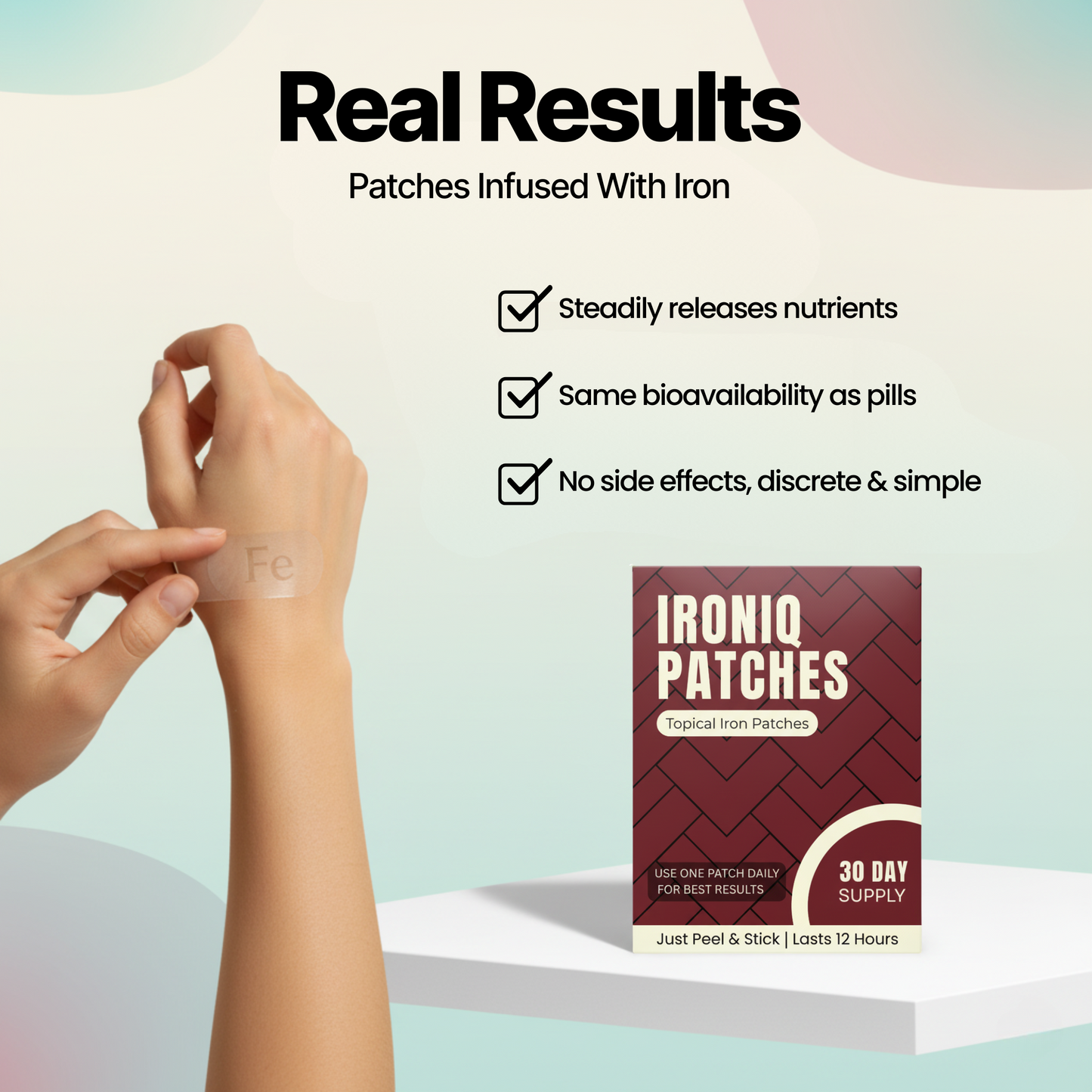 Ironiq™ - Iron Supplement Patches