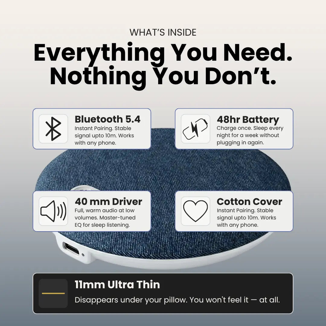 Pillowcast™ Under-pillow Speaker