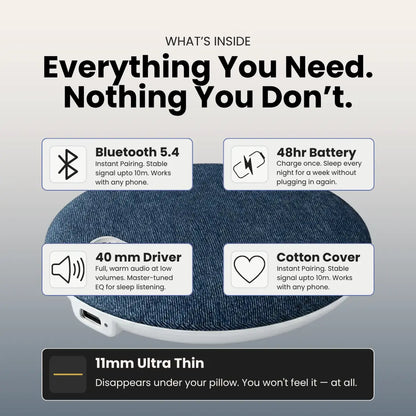 Pillowcast™ Under-pillow Speaker