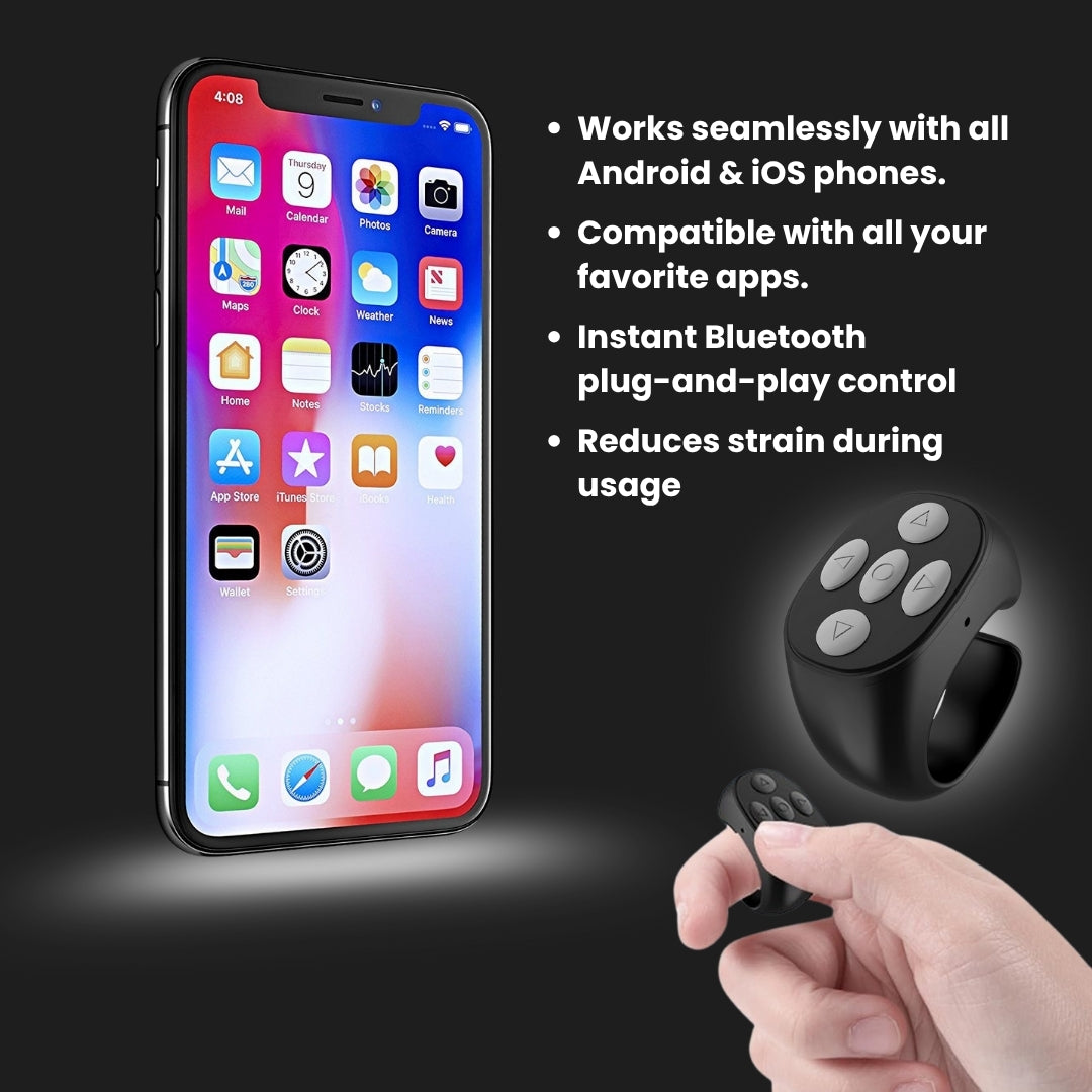Yubi™ – Fingertip Wireless Bluetooth Remote Control